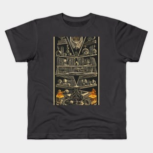 Cosmic Bookshelf Kids T-Shirt